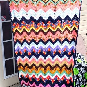 Handmade 60×80 Afghan throw blanket